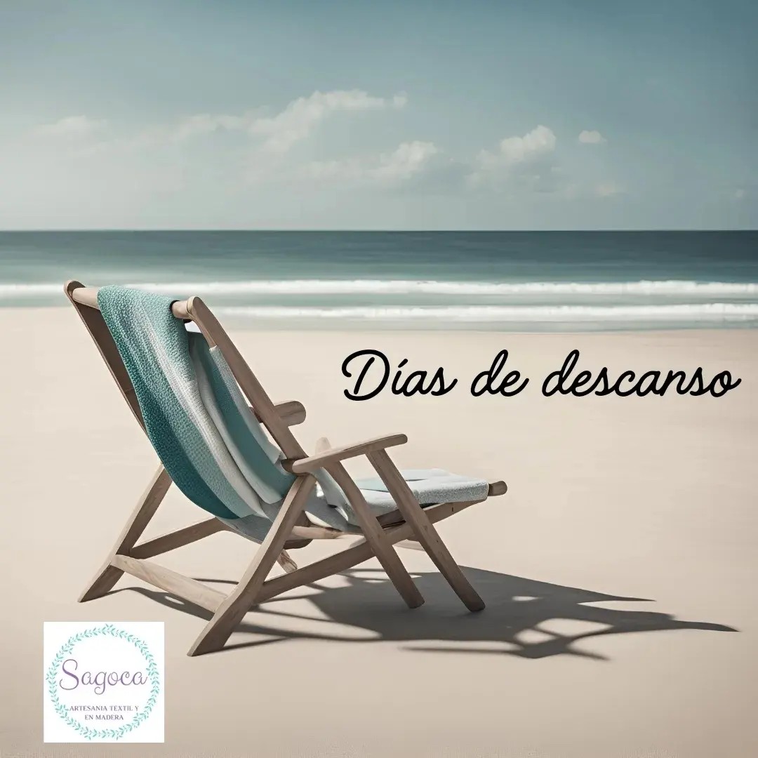 🏖DIAS DE DESCANSO🌞Necesito desconectar para volver a conectar, por ellos estaré unos días un poco desaparecida. Un abrazo y nos vemos a la vuelta. Ah y ya sabéis que aunque yo esté de vacaciones podéis escribirme sin problemas a mi wasa y a la vuelta nos ponemos al día Pedidos: 24/7 🕢 689 45 55 08 Escribe wasa  a la hora que mejor te venga, SIN restricciones  de HORARIOS Yo te responderé en cuanto pueda