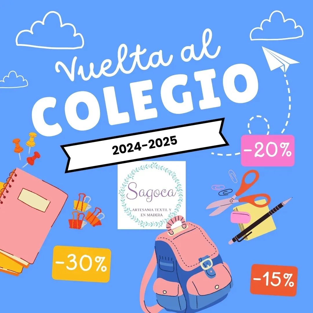 ️VUELTA AL COLE Pues sí ya vamos a pisar casi la mitad de agosto y aunque nos cueste hay que ir pensando en la Vuelta al Cole  Pero no os preocupéis que yo os voy a dejar Descuentos, Promociones y combinaciones totalmente nuevas, para que este proceso no sea tan pesado🥵🥵🥵🥵 Aquí os doy un adelanto!!!! Descuentos en artículos que ya os iré subiendo hasta de un  3️⃣0️⃣% y el listado de Personalizaciones tanto de Babys, mochilas, camisetas... como de los tuppers y botellas🍼 las personalizaciones de artículos de Sagoca seguirán siendo siempre a 3€. En breve empezamos a sacar stock!!!!!!!!!  SE ADMITEN PEDIDOS POR ADELANTADO Preventa: 24/7 🕢 689 45 55 08 Escribe wasa  a la hora que mejor te venga, SIN restricciones  de HORARIOS