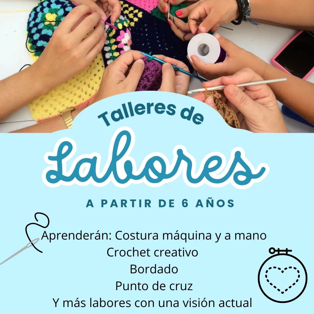 🩵TALLER LABORES🤍Bueno bueno... aquí tenéis la NOVEDAD de este curso escolar 2024/25Las que me conocéis hace un tiempo sabéis que me encanta trabajar con niños y niñas. Disfruto enseñándoles y crear con ellos momentos de risas. Hace más de 10 años que empecé con los talleres infantiles, en campamentos de verano y actividades. Trabajar con ellos es mi vitamina ️️️️Cuando nació mi niña   tuve que aprender y trabajar mucho la motricidad, sobretodo la fina, así que me estuve formando y creando mucho material para ella. Esto me dio la base para crear lo que hoy os estoy ofreciendo para vuestros hijos e hijas. Y es que en los talleres de labores no sólo vamos a aprender a coser, o a hacer una cadeneta o incluso crear nuestro primer broche en punto de cruz, no, vamos a aprender a relajarnos🧘‍♀️, a respirar, a capacitar a nuestros pequeños de saber manejar la frustración ‍♀️, ejercitar sus deditos y sobretodo las cabezas. Vamos a crear juntas, reírnos y crear una Red segura por y para ellas. Se realizarán en el estudio de mi amiga y compañera @artelucia_ los viernes de 16:00/18:00hAún me quedan algunas plazas, pregunta sin compromiso  Os animáis????? 🥰🥰🥰🥰 689 45 55 08